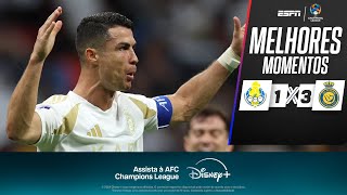 CRISTIANO RONALDO brilha exSantos faz GOLAÇO e AL NASSR vence o Al Gharafa na CHAMPIONS DA ÁSIA [upl. by Cole]