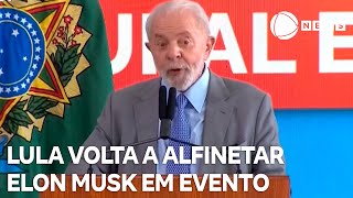 Lula volta a alfinetar Elon Musk durante evento [upl. by Marinelli]