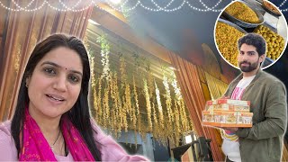 Ghar Decorate hoo Gya SHAADI Kei Liye and Mithai is Ready  Indian Wedding Vlogs Trip to India 2023 [upl. by Agata430]