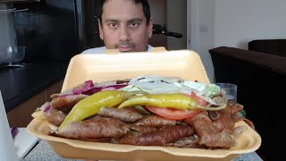 doner kebab mukbang [upl. by Naugan]