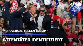 Mordversuch auf Trump  Attentäter identifiziert  AFP [upl. by Woodley]