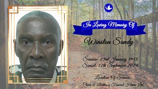 Funeral Tribute Service Of Winston Sandy [upl. by Ilenna]