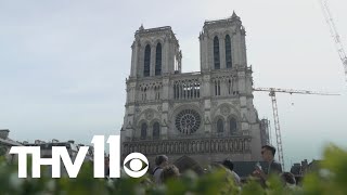 Restoration of NotreDame cathedral in Paris nearing completion [upl. by Opiuuk]