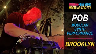 Live modular synth performance with NYMS in Brooklyn NY [upl. by Douglass]