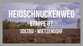 Heidschnuckenweg  Etappe 07  Soltau  Wietzendorf  Lüneburger Heide  GPSTrack [upl. by Tacita141]