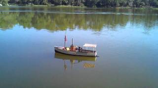 RC Boat African Queen Bay Area Electric Boaters [upl. by Ahsat]