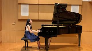 Moszkowski  15 Etudes Op72 No5 Nanako Kaneuji 13years old [upl. by Misab]