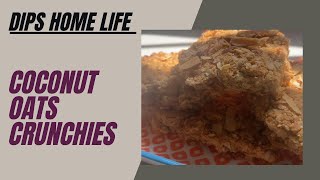 Coconut Oats crunchies Oats recipe [upl. by Nestor]