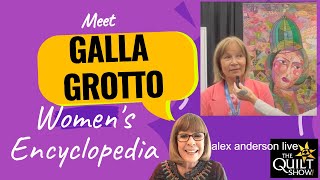 Alex Anderson LIVE  Galla Grotto  The Womens Encyclopedia [upl. by Nauht403]