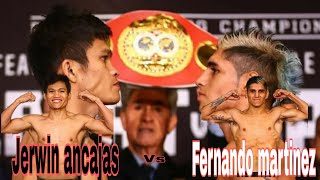 Jerwin Ancajas vs Fernando Martinez full fight video highlights [upl. by Defant]