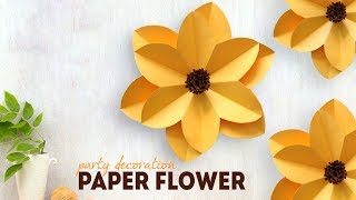 DIY Party Decoration Paper Flower [upl. by Tatum206]