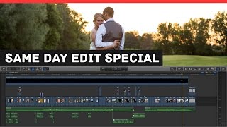 How to edit a Same Day Edit Wedding Film  Jordan amp Curtis [upl. by Gilba965]