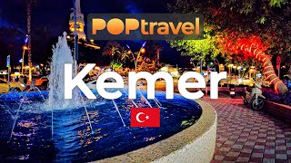 KEMER Turkey 🇹🇷  Night Tour  4K 60fps UHD [upl. by Aiuqat]