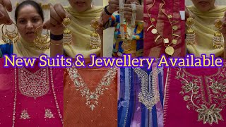 Beautiful Partywear Suits amp Jewellery Available In Sandhu Cultural Boutique  Chohla Sahib [upl. by Fiorenze157]