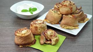 Rezept Low Carb Pizzaschnecken backen  glutenfrei [upl. by Lednyk605]