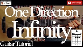 Infinity  One Direction Guitar Tutorial Guitar Lesson  easy chords for beginner [upl. by Vigor64]