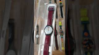 1990s Swiss Made Swatch Automatic Watch  Vintage Swatch Watch Collection [upl. by Ahsinaw919]