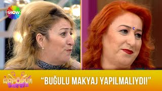 Emel Özlemin eleştirilerine karşı yaptığı makyajı savunuyor  Kuaförüm Sensin [upl. by Ecirtemed]