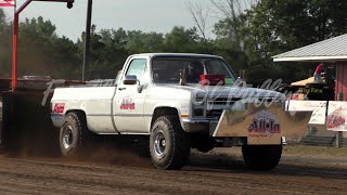 Truck Pulling DCTPA Altered Stock Trucks Montgomery County Fair Dayton OH 2024 [upl. by Nikita]