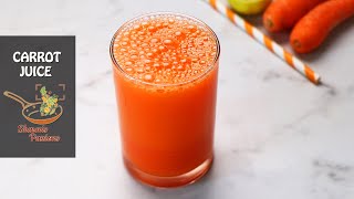 Carrot Juice Recipe  Fresh Carrot Juice Recipe [upl. by Darees622]