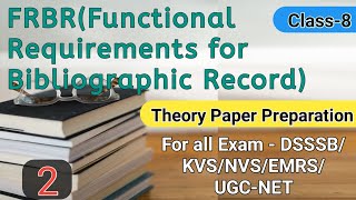 FRBRFunctional Requirements for Bibliographic Record  NVSKVSEMRSUGCNET Other Competitive exam [upl. by Nesta]