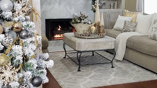 CHRISTMAS THRIFT FLIP HOME DECOR  CHRISTMAS DECOR MAKEOVER DIY [upl. by Pierpont]