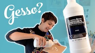 Whats Gesso And how do you use it [upl. by Coombs757]