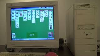 Spider Solitaire the CardChallenge for Windows ME in the BACKROOMS [upl. by Nahtanaoj]