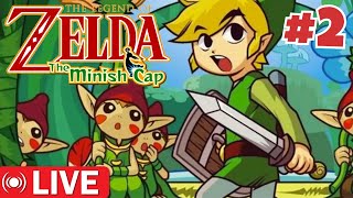 Fortress of WindsTemple of Droplets  The Legend of Zelda The Minish Cap PART 2 LIVE [upl. by Sairtemed837]