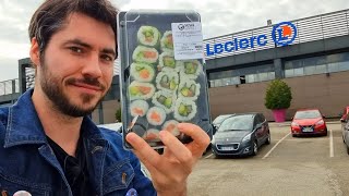 Dégustation SUSHI MARKET de LECLERC [upl. by Galer940]