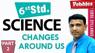 CBSE Class 6th std Science  Changes Around Us  Part  2 [upl. by Akived568]