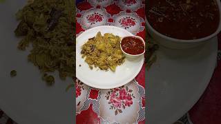 Maharashtra famous dishes masala bhat amtiमहाराष्ट्र के प्रसिद्ध व्यंजन मसाला भात आमटी shortsvideo [upl. by Festatus144]