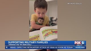 Supporting Military Families Through the My Hero Doll [upl. by Elephus883]