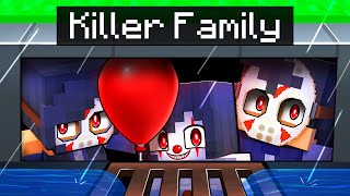 Having a KILLER FAMILY in Minecraft [upl. by Nnylannej]