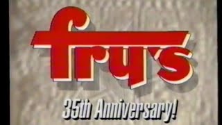 1995 Frys Grocery 35th Anniversary TV Commercial [upl. by Nerual]