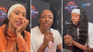 WNBA All Star Trivia Question Had Some of the All Stars Thinking For A Minute [upl. by Luelle174]