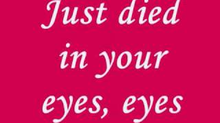 Kristina DeBarge  Died In Your Eyes wLyrics [upl. by Reginnej]