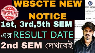 WBSCTE odd Semester Result 2024 Wbscte 1st Semester Result Date WBSCTE New Notice WBSCTE 2024 [upl. by Blossom]