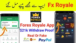 Forex Royale App  Forex Royale How To Withdraw Money  Forex Royale Se Paise Kaise Nikale [upl. by Ennaxxor]