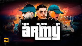 3robi Chladda Aim YassineBeats amp Chahid  Army Official Video [upl. by Erimahs141]