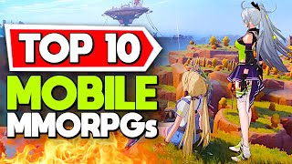 Top 10 Most Popular MMORPG Mobile Games Android  iOS [upl. by Ardua]