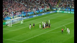 Kieran Trippier WONDERFUL FREEKICK GOAL Croatia 01 England  11072018 WorldCup [upl. by Inga]