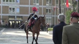 Larrivo del Presidente Gentiloni alla Scuola Ufficiali Carabinieri quotUgo de Carolisquot 14022017 [upl. by Sperry359]