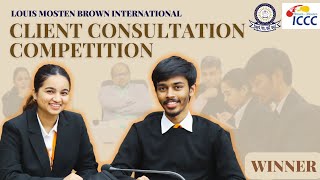 Winner  Louis M Brown International Client Consultation Competition India  DNLU Jabalpur [upl. by Eimirej]