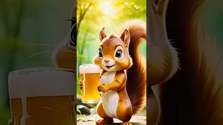 Albee Drinking Beer animation cartoon funny capcut cat comedy cats [upl. by Ailimat]