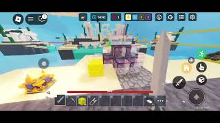 playing bedwars in roblox gaming [upl. by Naihtsirc]