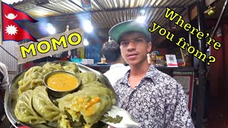 Nepal Momo Madness  Can Strangers Guess My Mystery Country 🇳🇵 nepal kathmandu foodvlog [upl. by Linzer]