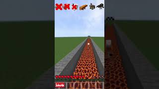 Magma vs minecraft mobs minecraft short pt2 [upl. by Lavotsirc549]