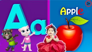 A for apple  B for ball  Baby Songs  ABCs song  Kids Education  phonics for kids  English E [upl. by Addam]