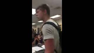 KID VS TEACHER FREAKOUT  CALLS WHITE TEACHER A NIGGER [upl. by Ylrbmik]